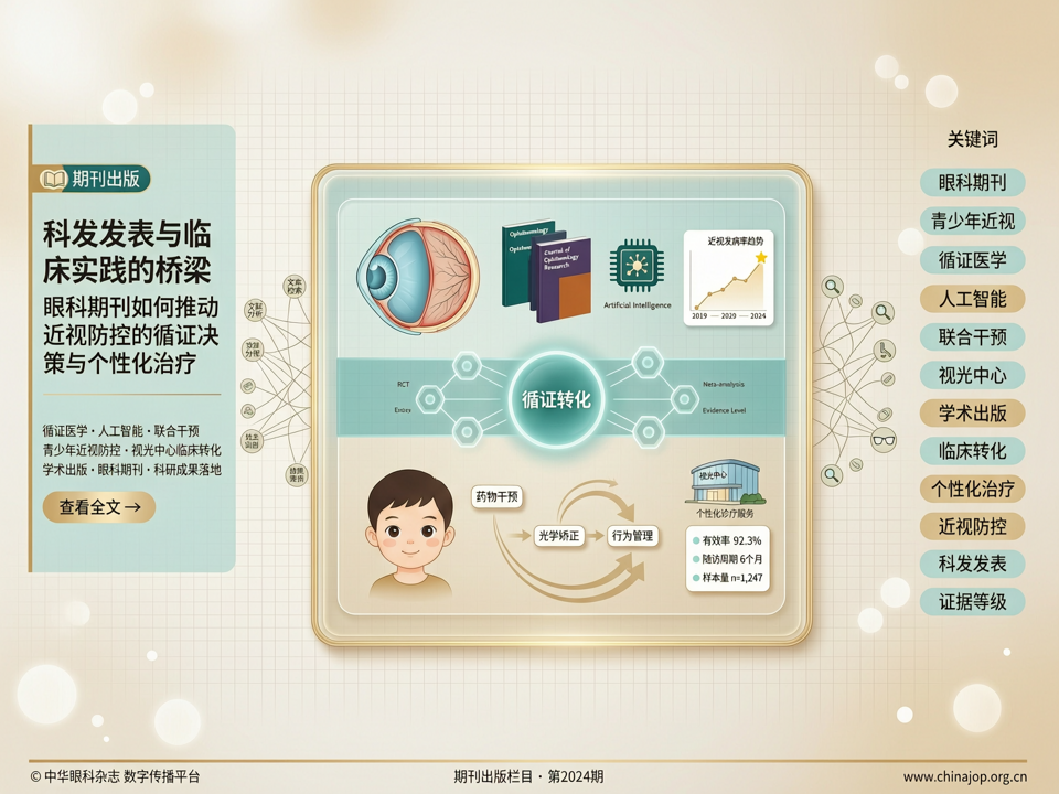 科研发表与临床实践的桥梁:眼科期刊如何推动近视防控的循证决策与个性化治疗