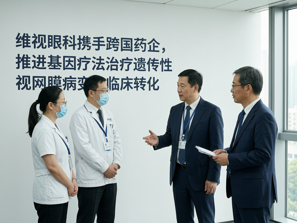 维视眼科携手跨国药企,推进基因疗法治疗遗传性视网膜病变的临床转化