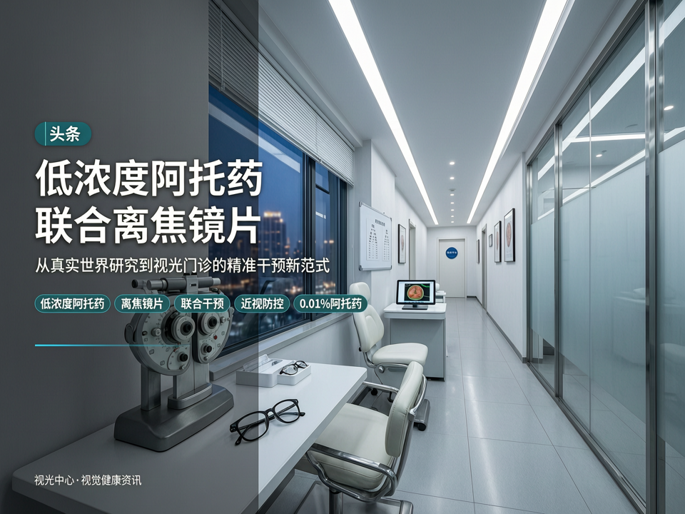 低浓度阿托品联合离焦镜片:从真实世界研究到视光门诊的精准干预新范式