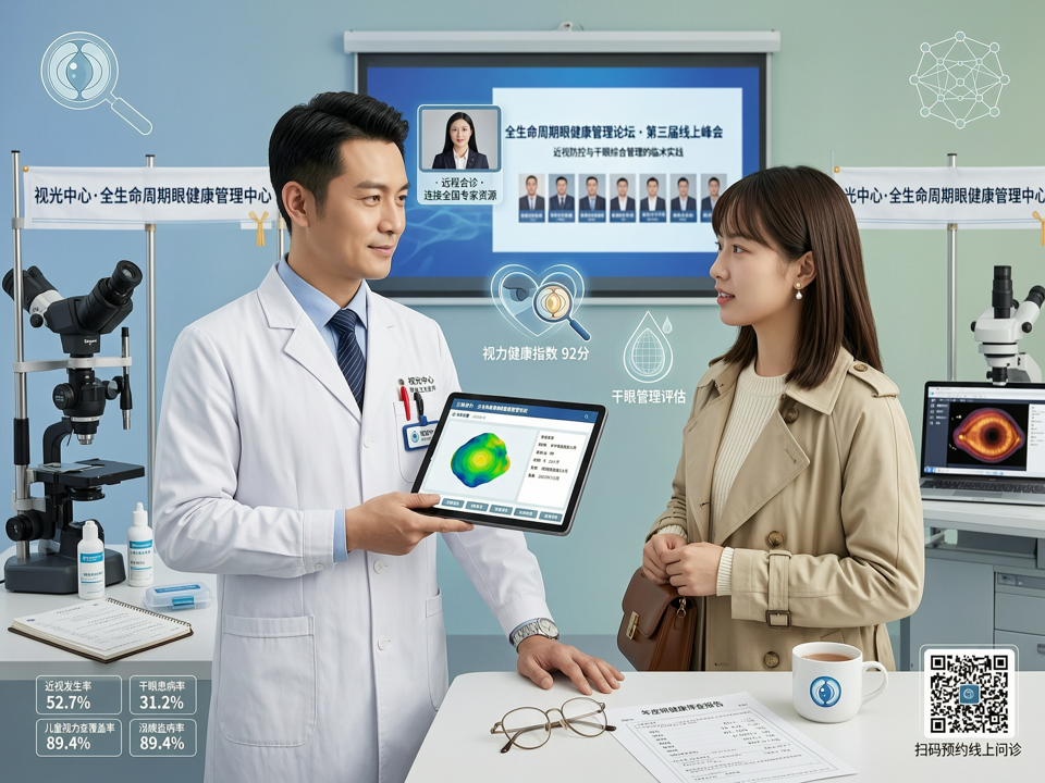 全生命周期眼健康的“云端处方”:线上直播如何串联筛查、诊疗与长期管理