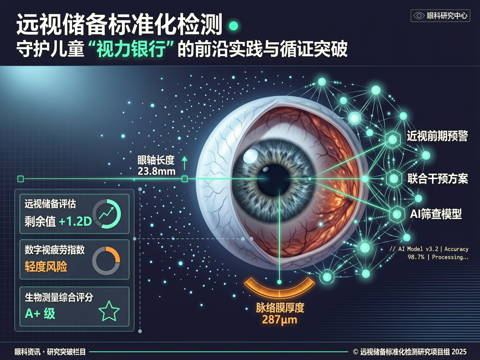 远视储备标准化检测:守护儿童“视力银行”的前沿实践与循证突破