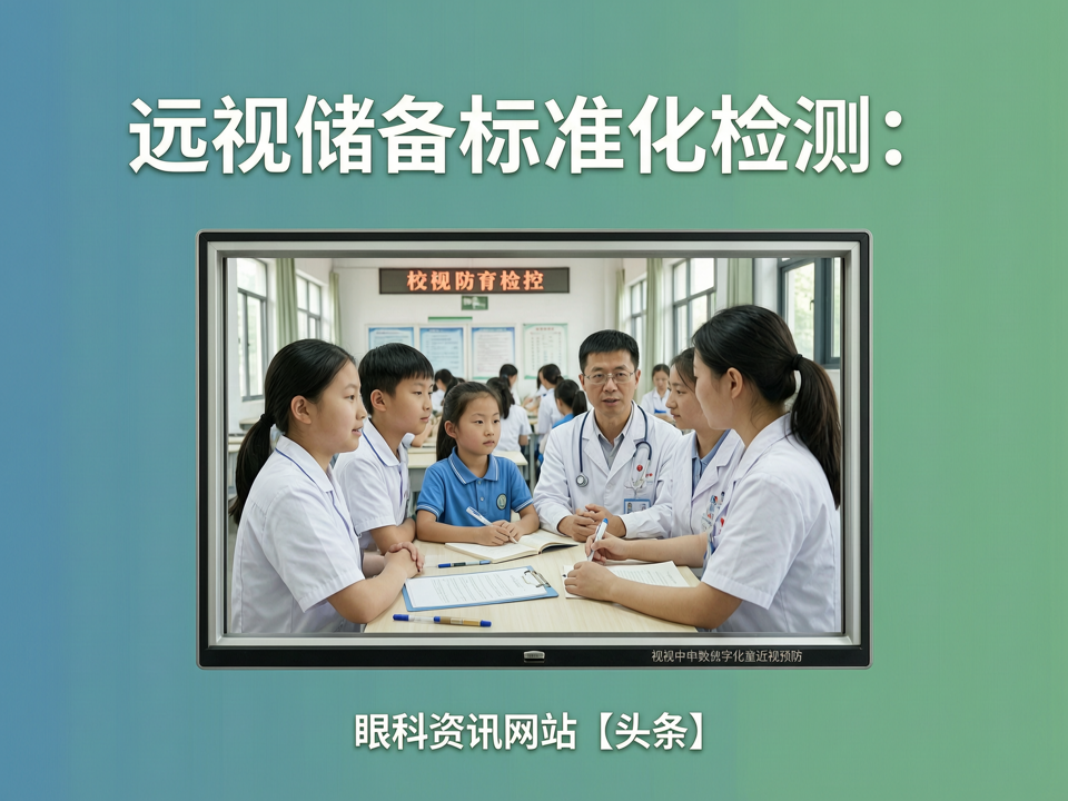 远视储备标准化检测:从校园普查到AI预警的儿童近视防控前移新策略