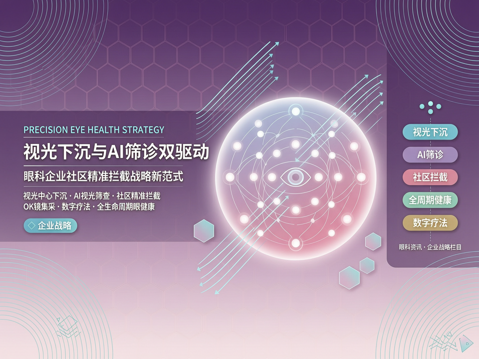 视光下沉与AI筛诊双驱动:眼科企业“社区精准拦截”战略新范式