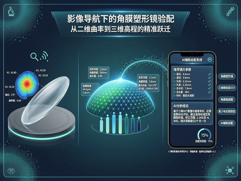 影像导航下的角膜塑形镜验配:从二维曲率到三维高程的精准跃迁