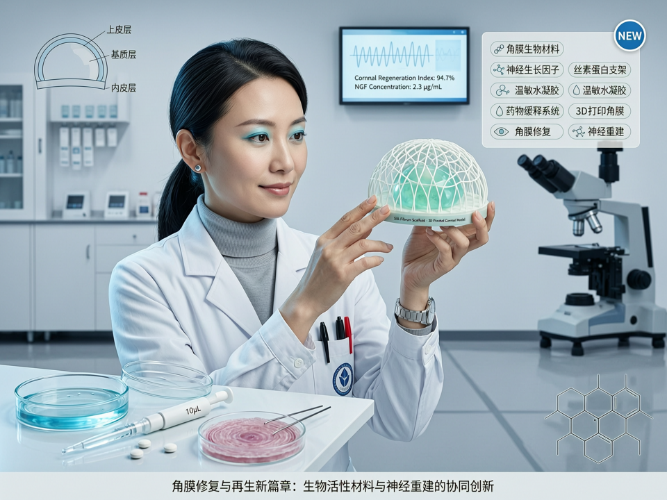 角膜修复与再生新篇章:生物活性材料与神经重建的协同创新