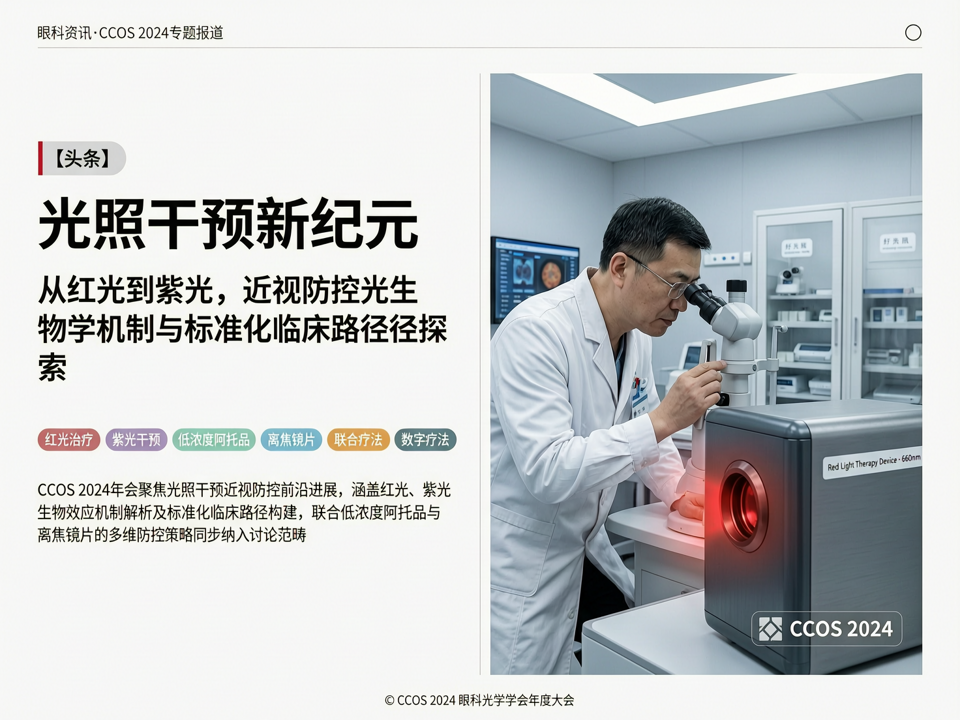 光照干预新纪元:从红光到紫光,近视防控光生物学机制与标准化临床路径探索