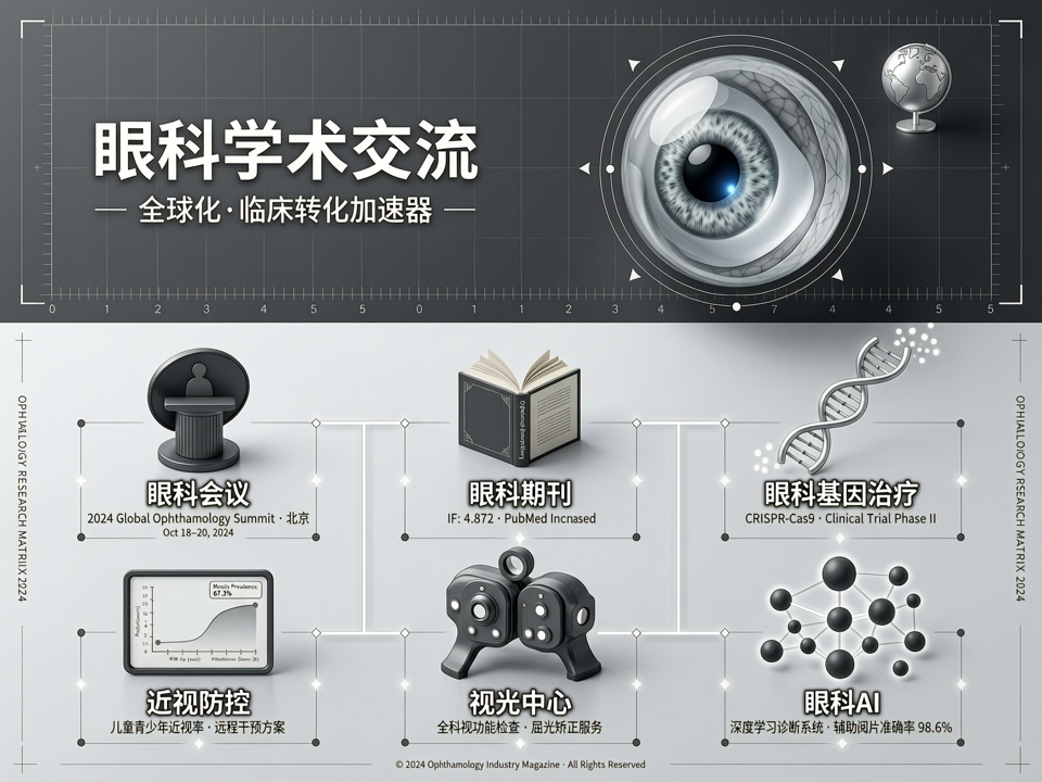 学术会议与期刊矩阵:眼科学术交流的全球化与临床转化加速器