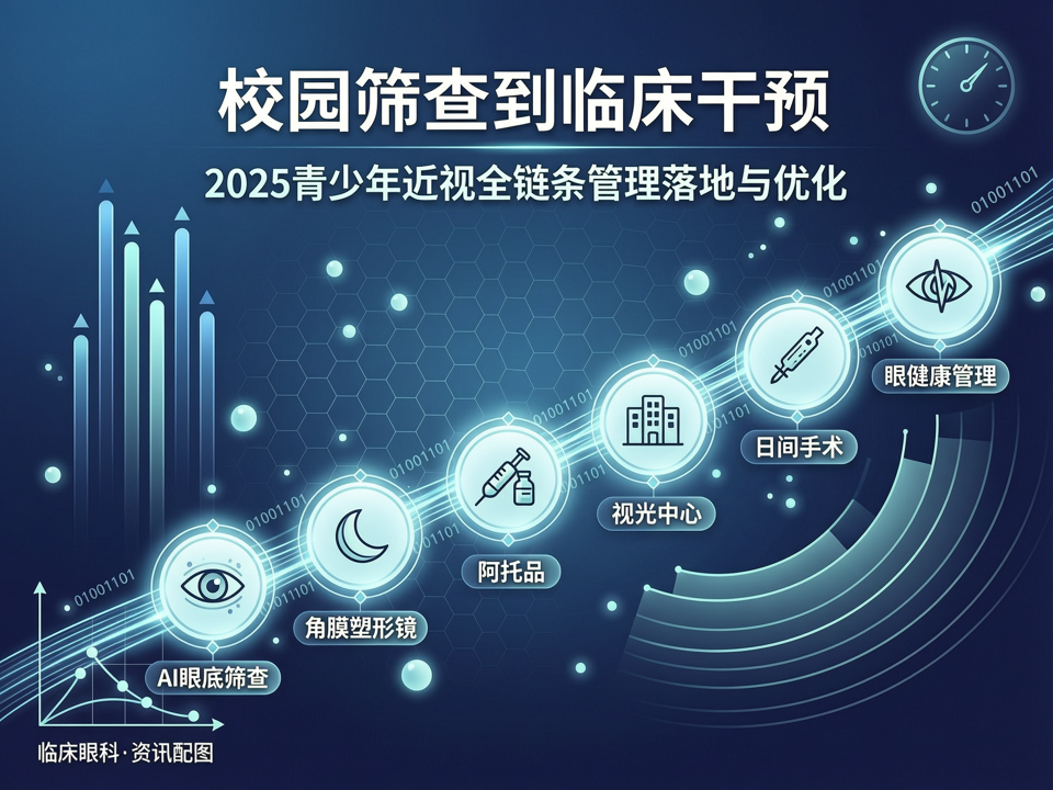 校园筛查到临床干预:2025青少年近视全链条管理的落地与优化