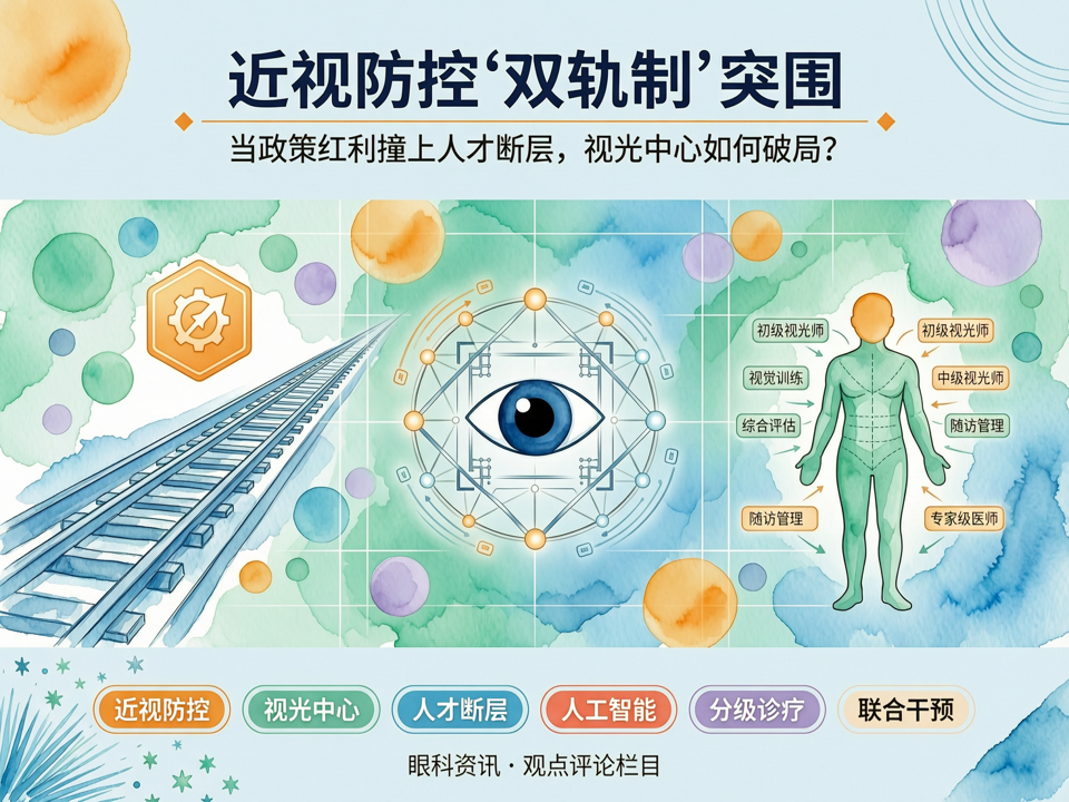 近视防控“双轨制”突围:当政策红利撞上人才断层,视光中心如何破局?