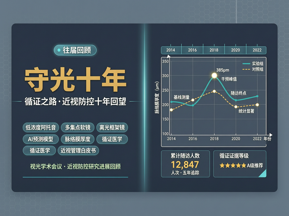 守光十年:往届视光年会中的低浓度阿托品与离焦软镜循证之路