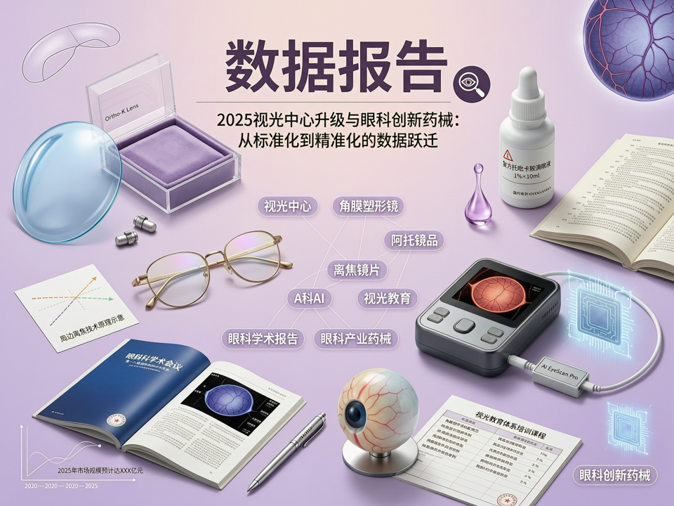 数据报告 | 2025视光中心升级与眼科创新药械:从标准化到精准化的数据跃迁