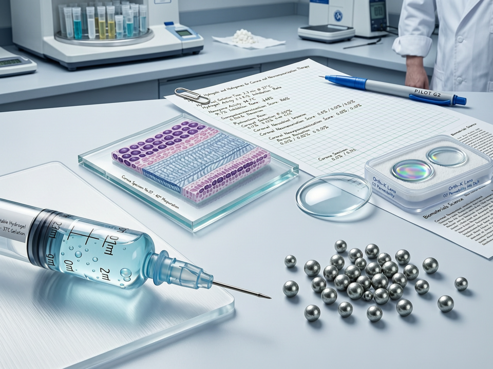 眼用生物材料新突破:可注射水凝胶与纳米酶协同治疗角膜新生血管