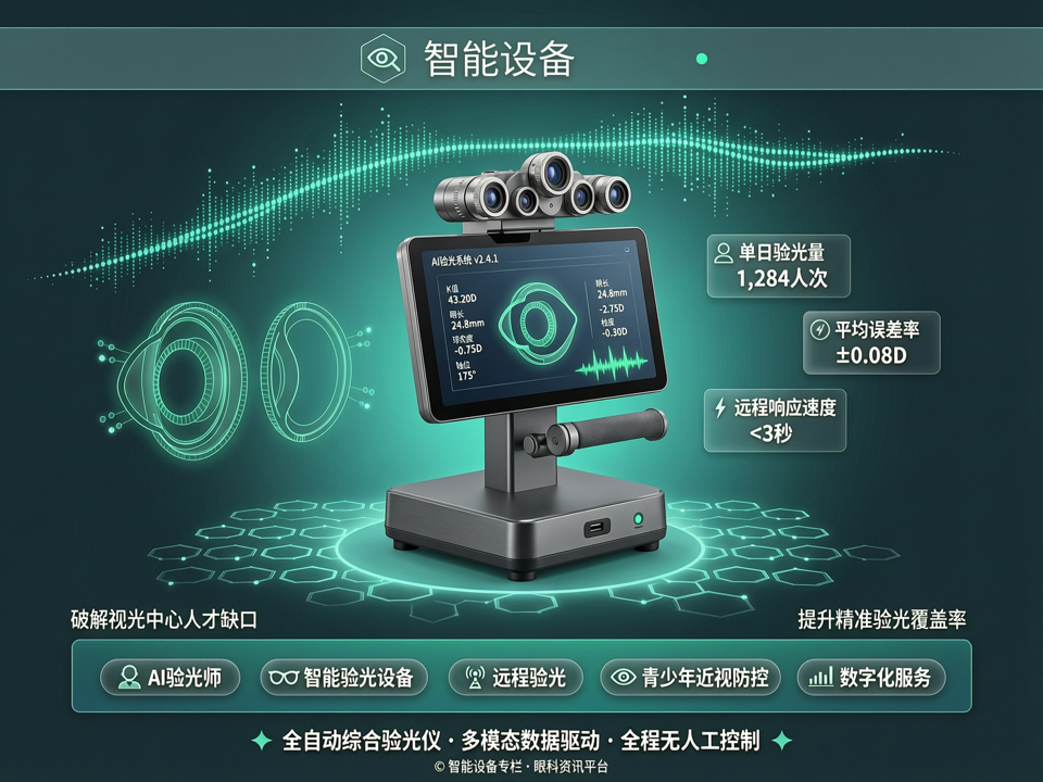 AI验光师上岗:智能设备如何破解视光中心人才荒与精准度困局