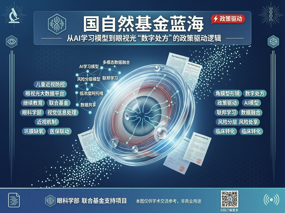 国自然基金蓝海:从AI学习模型到眼视光“数字处方”的政策驱动逻辑