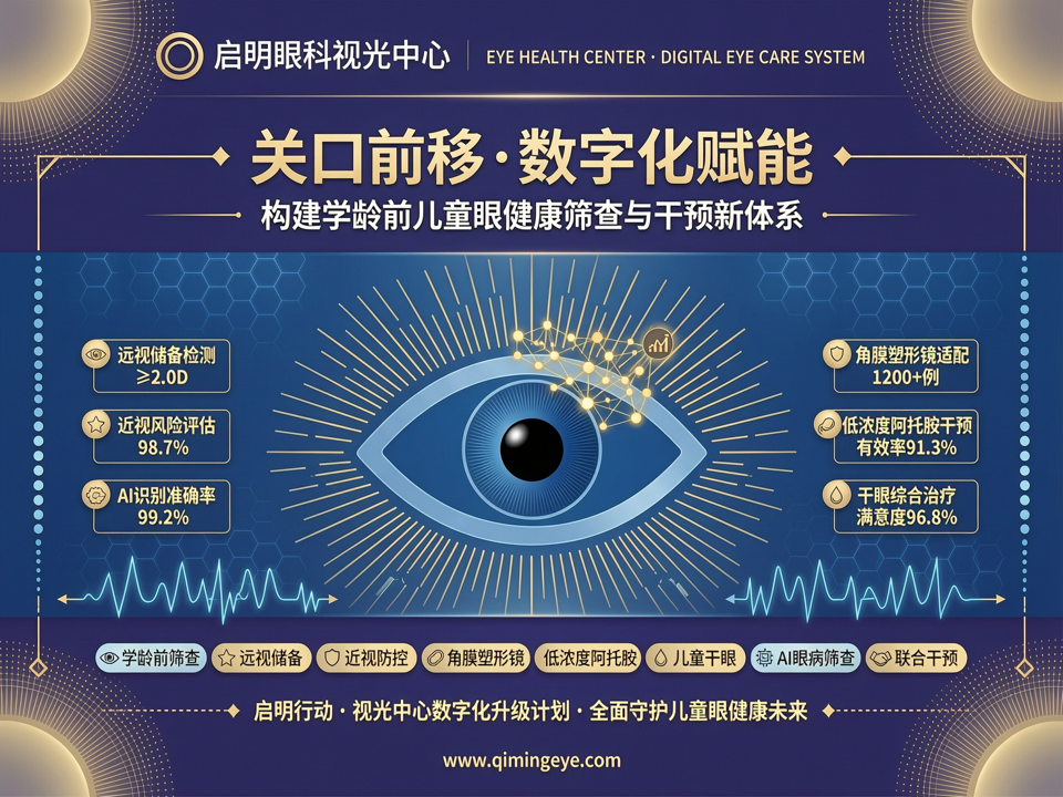 关口前移与数字化赋能:我院打造学龄前儿童眼健康筛查与干预新体系