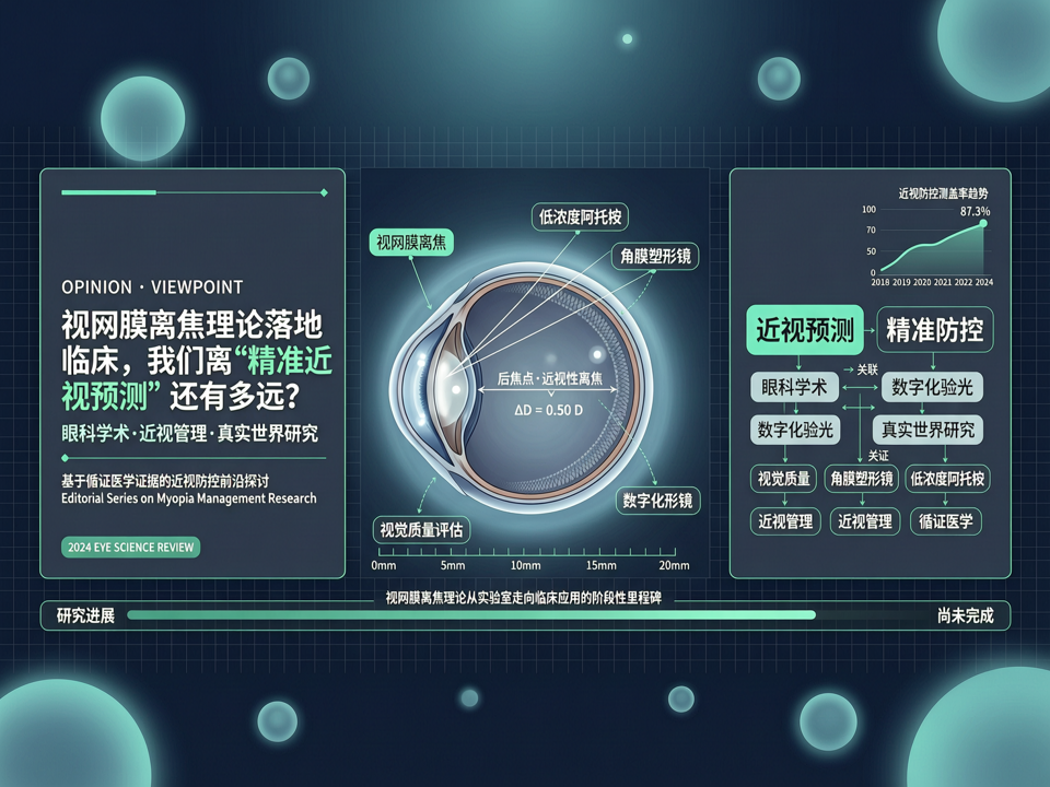 视网膜离焦理论落地临床,我们离“精准近视预测”还有多远?