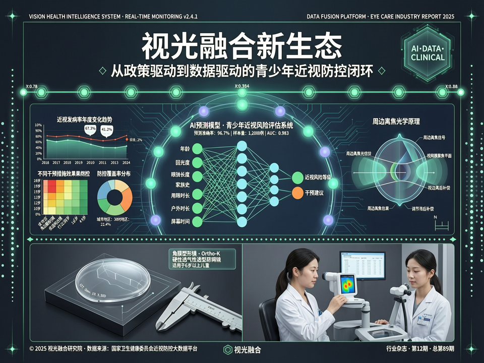 视光融合新生态:从政策驱动到数据驱动的青少年近视防控闭环