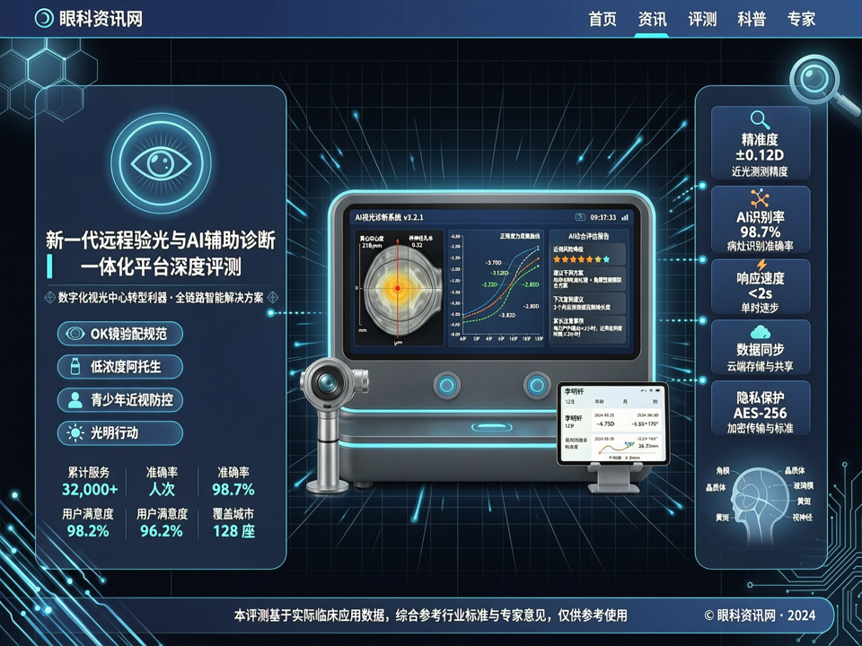 数字化视光中心转型利器:新一代远程验光与AI辅助诊断一体化平台深度评测