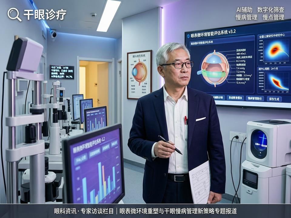 专访蔡教授:从“治已病”到“治未病”,眼表微环境重塑与干眼慢病管理新策略