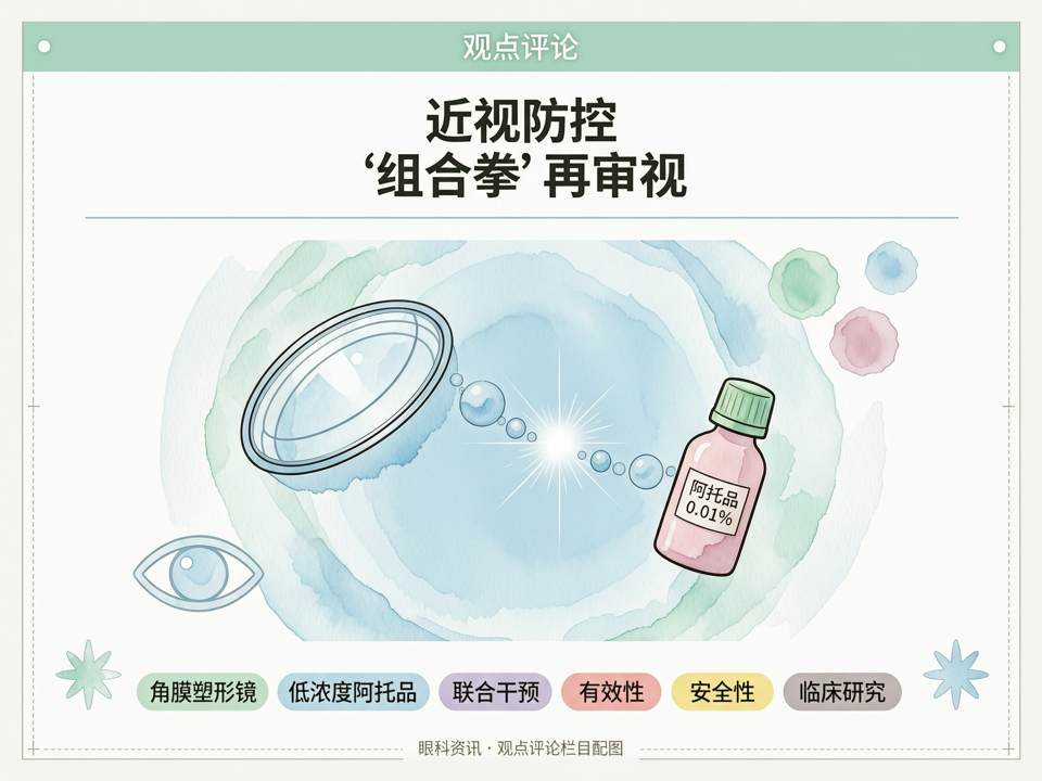 近视防控“组合拳”下,角膜塑形镜与阿托品联用的有效性与安全性再审视
