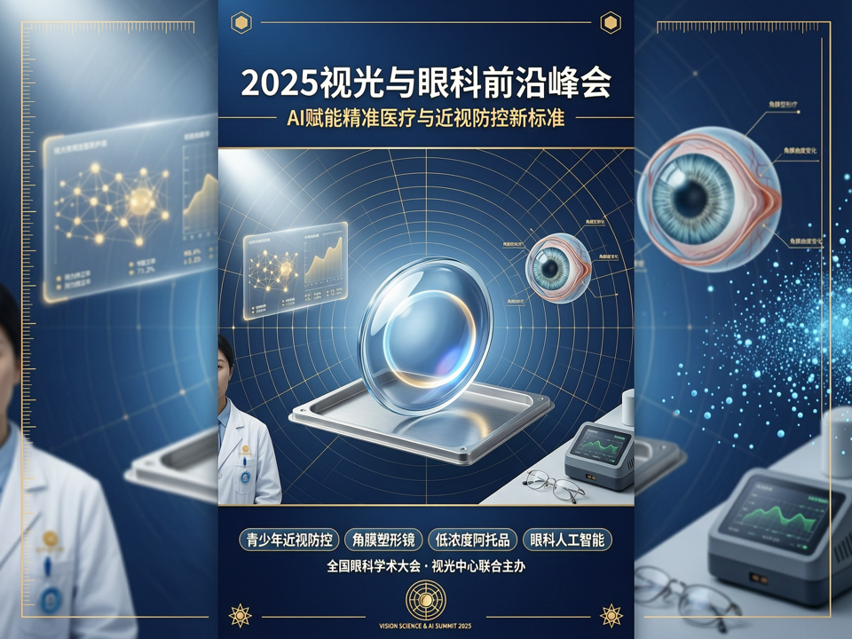 2025视光与眼科前沿峰会:AI赋能精准医疗与近视防控新标准