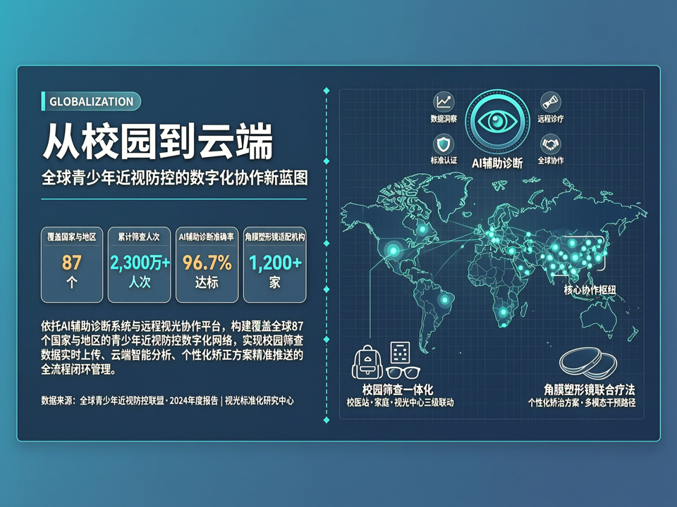 从校园到云端:全球青少年近视防控的数字化协作新蓝图