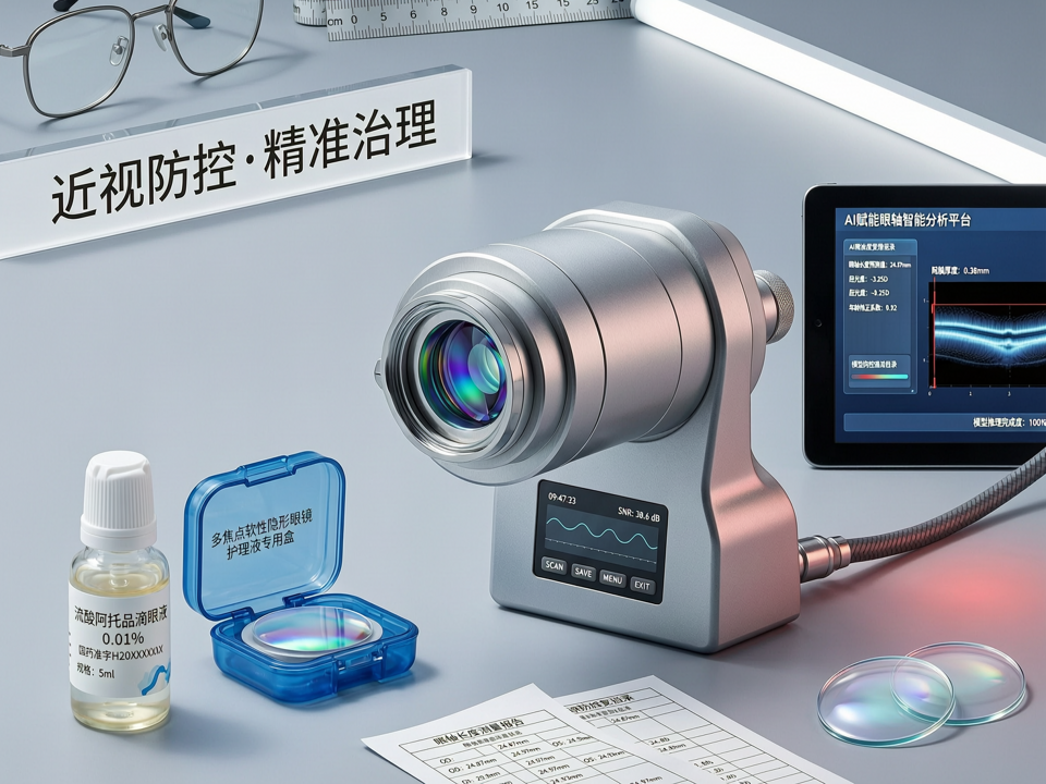 AI赋能眼轴监测与低浓度红光新规:近视防控精准化与安全治理的双重奏