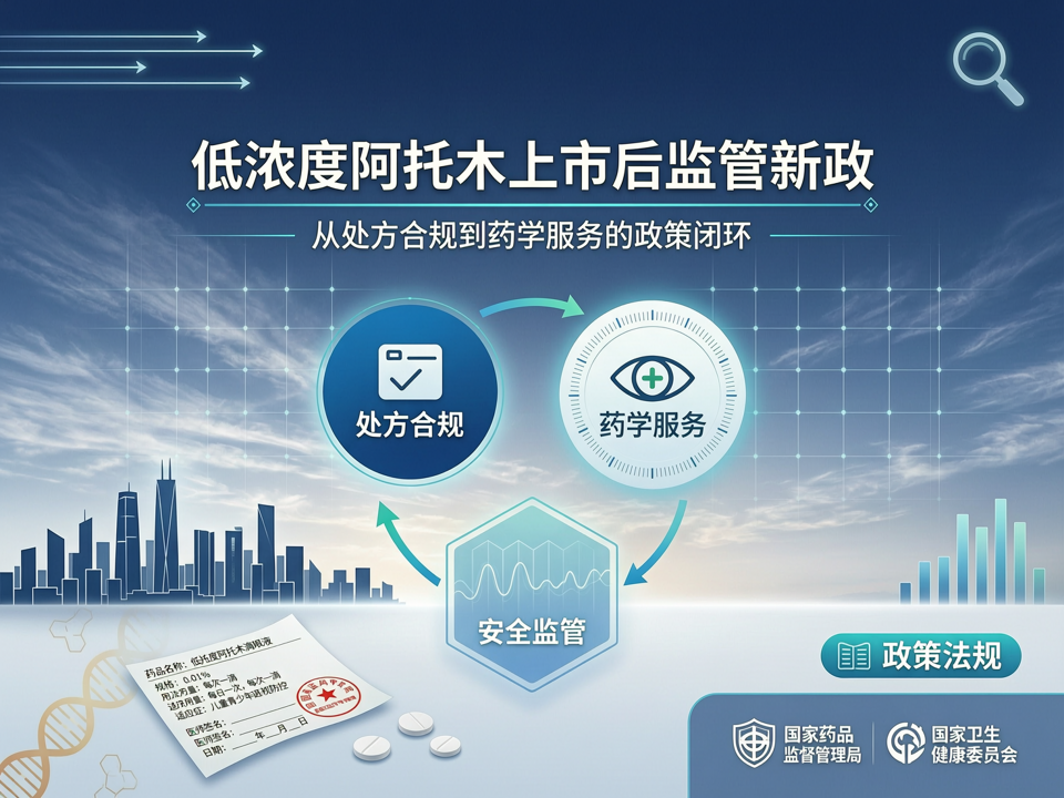 低浓度阿托品上市后监管新政:从处方合规到药学服务的政策闭环