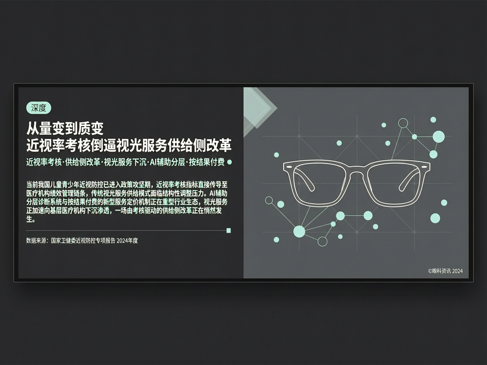 深度 | 从量变到质变:近视率考核倒逼下的视光服务供给侧改革