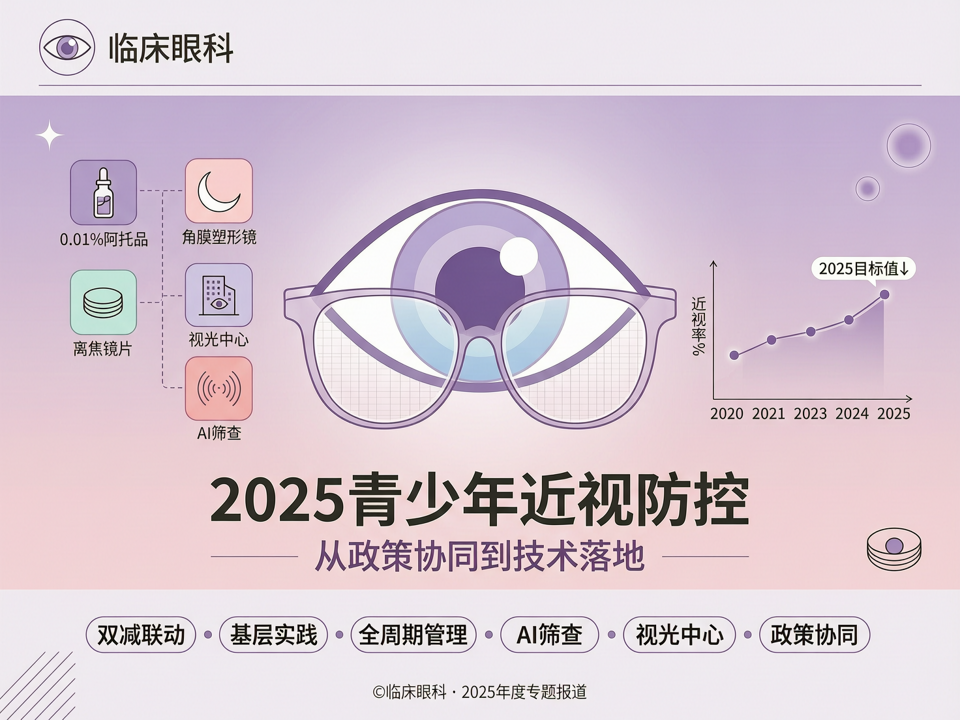 从政策协同到技术落地:2025青少年近视防控的“双减”联动与基层实践