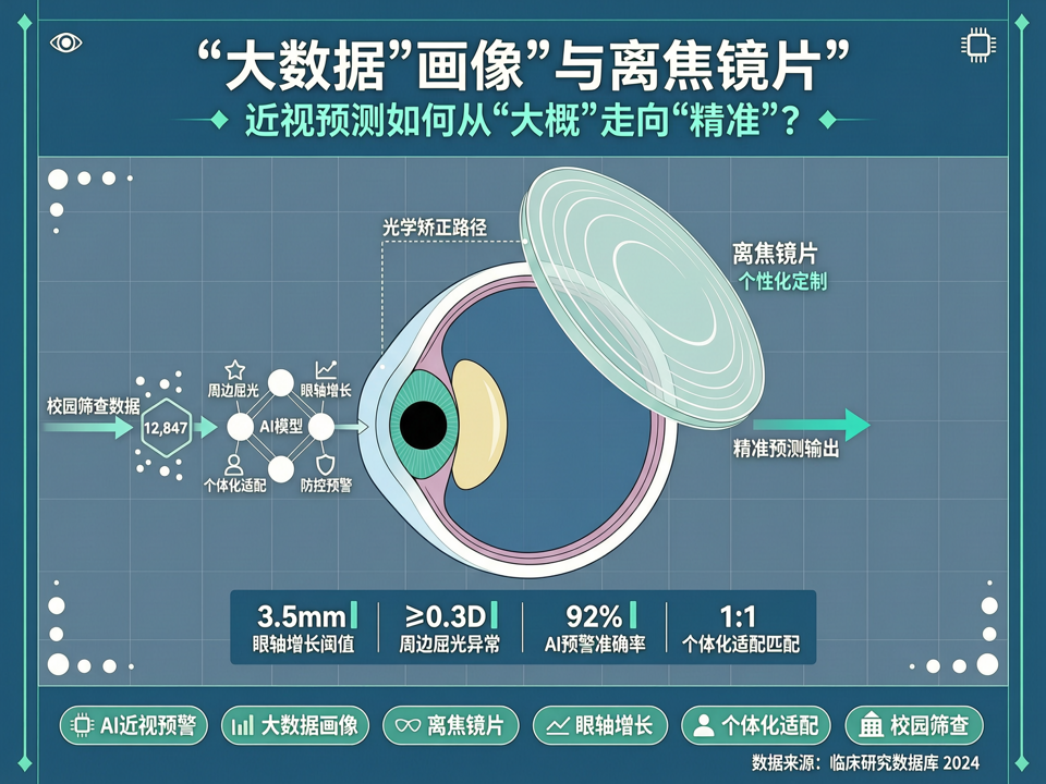 大数据“画像”与离焦镜片:近视预测如何从“大概”走向“精准”?