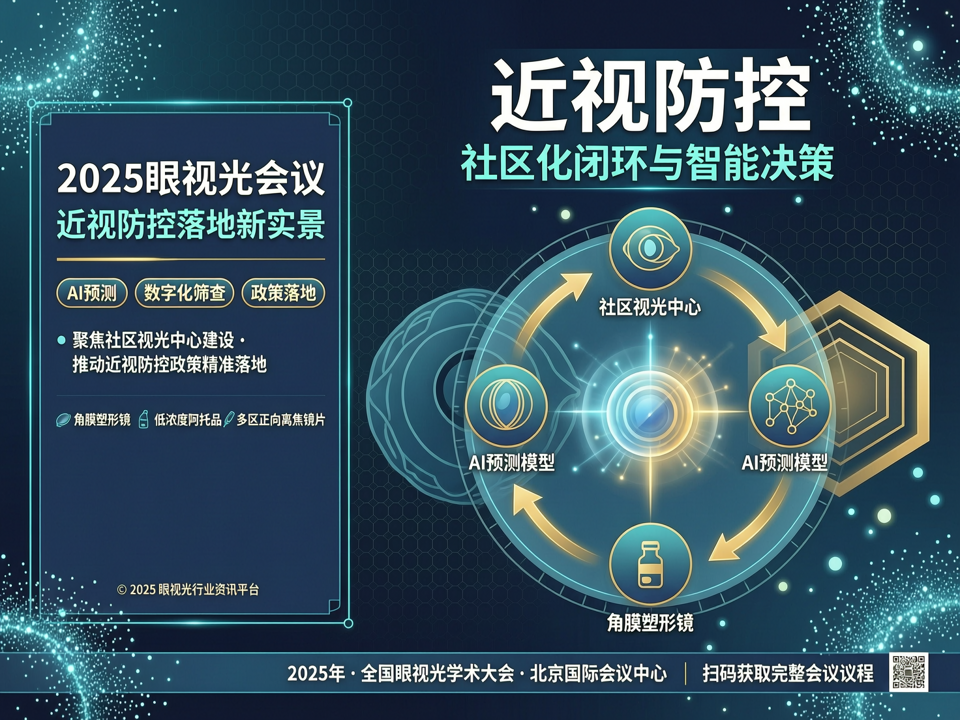 社区化闭环与智能决策:2025眼视光会议勾勒近视防控落地新实景