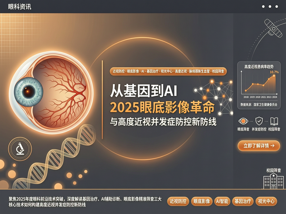 从基因到AI:2025眼底影像革命与高度近视并发症防控新防线
