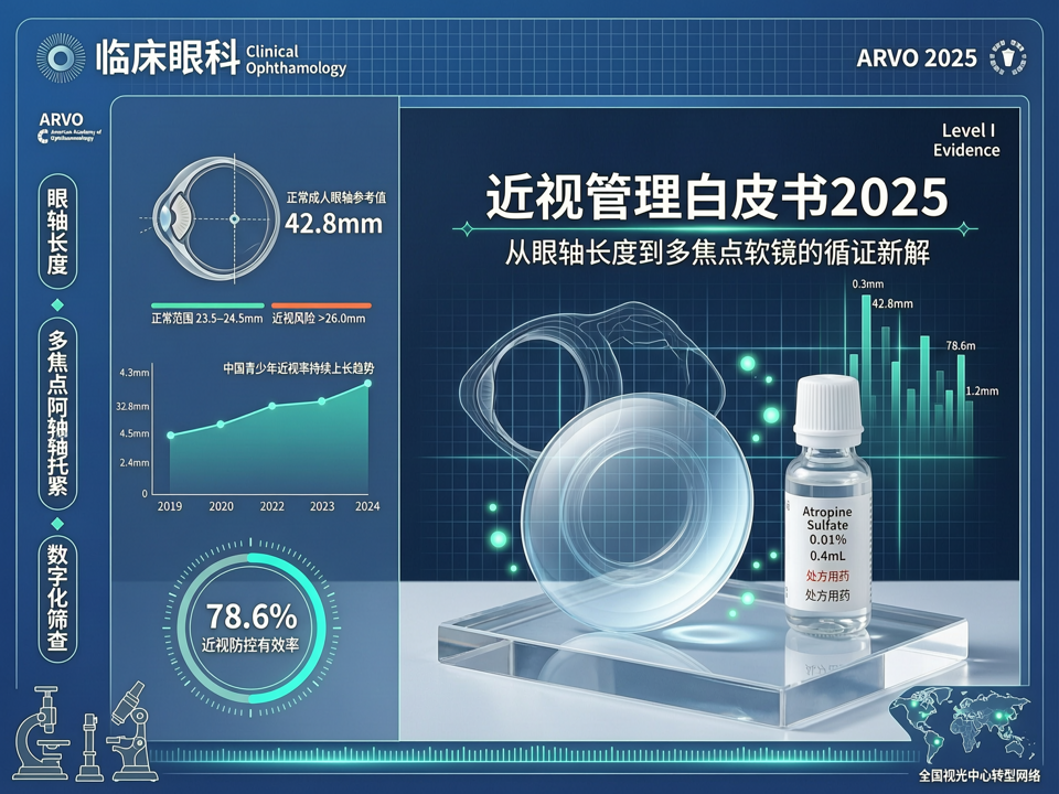 近视管理白皮书2025:从眼轴长度到多焦点软镜的循证新解