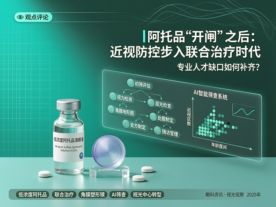 阿托品“开闸”之后:近视防控步入联合治疗时代,专业人才缺口如何补齐?