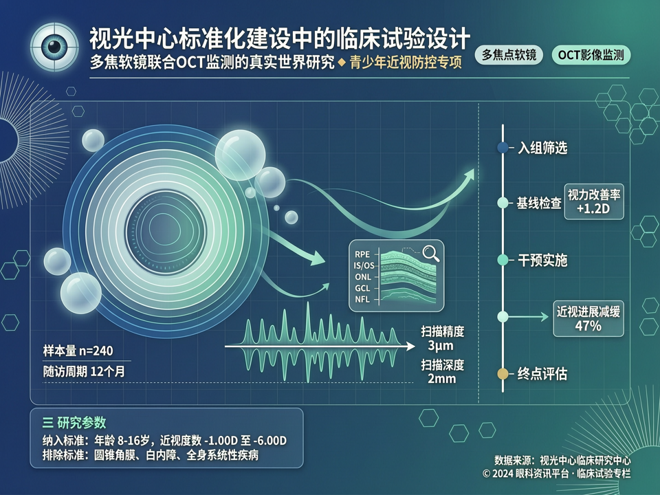 视光中心标准化建设中的临床试验设计:多焦软镜联合OCT监测的真实世界研究