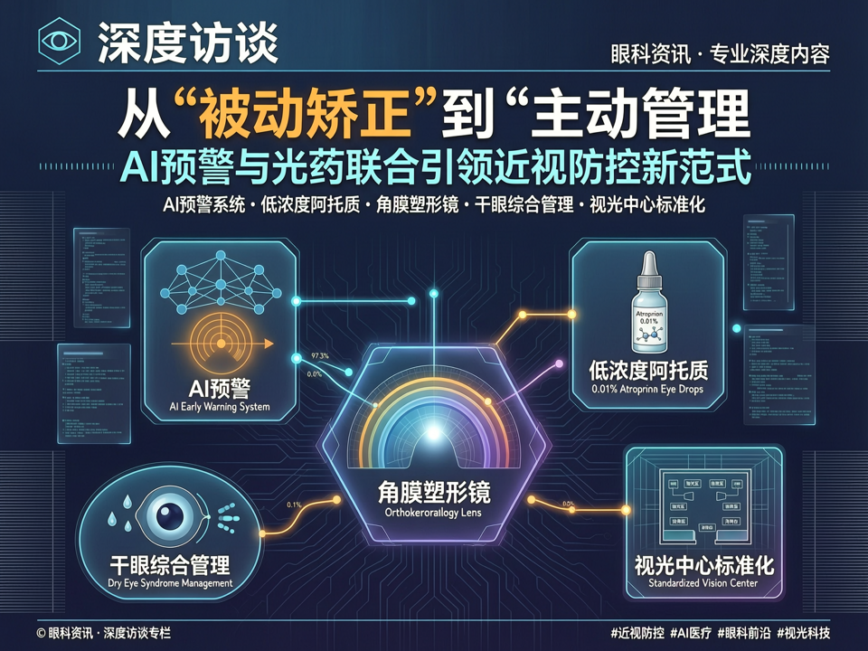 深度访谈 | 从“被动矫正”到“主动管理”:AI预警与光药联合引领的近视防控新范式