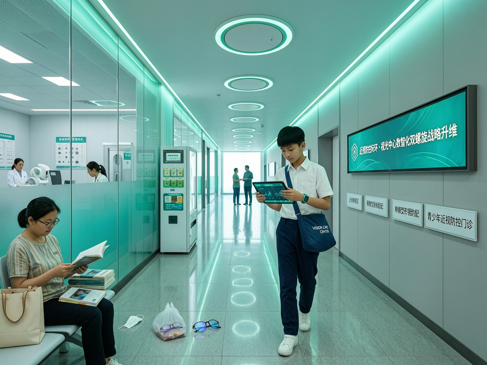 眼科企业“近视防控闭环与视光中心数智化双螺旋”战略升维