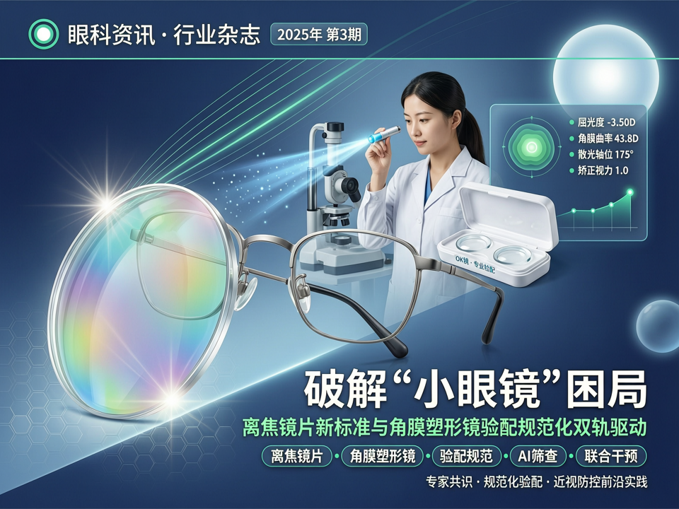 破解“小眼镜”困局:离焦镜片新标准与角膜塑形镜验配规范化双轨驱动