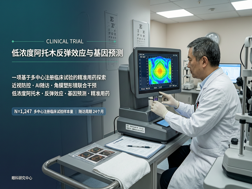 低浓度阿托品反弹效应与基因预测:一项基于多中心注册临床试验的精准用药探索