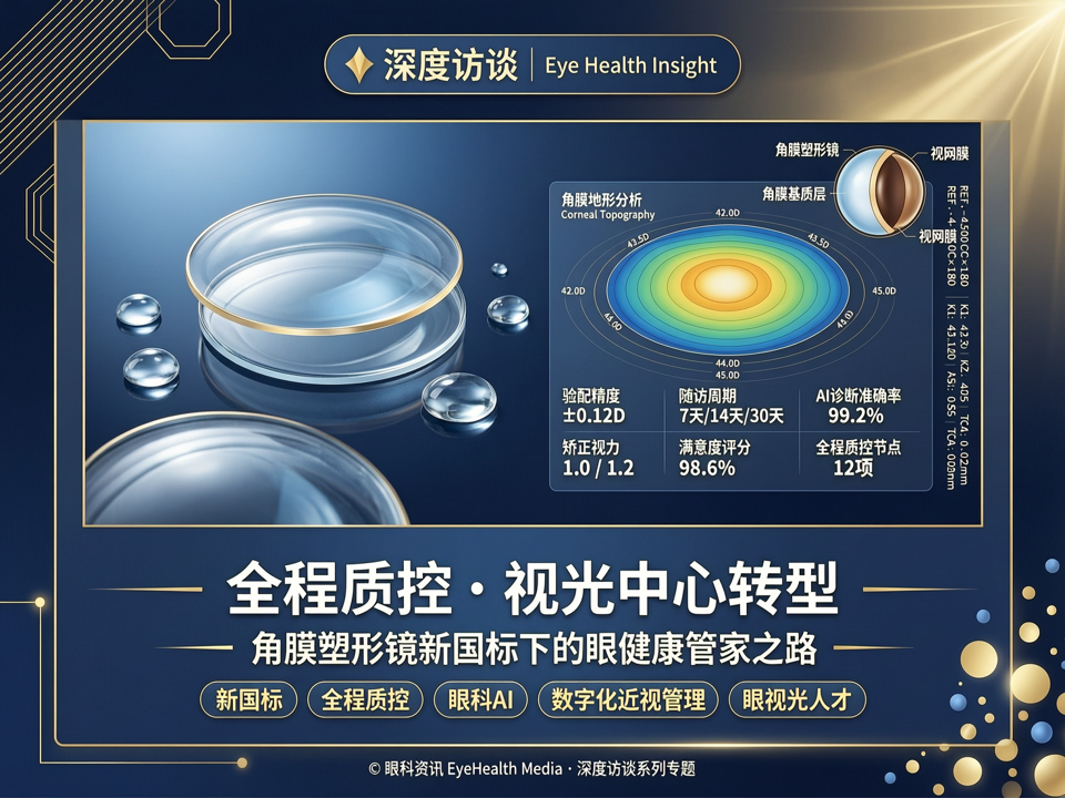 深度访谈 | 角膜塑形镜新国标下的全程质控:从“验配”到“眼健康管家”的视光中心转型