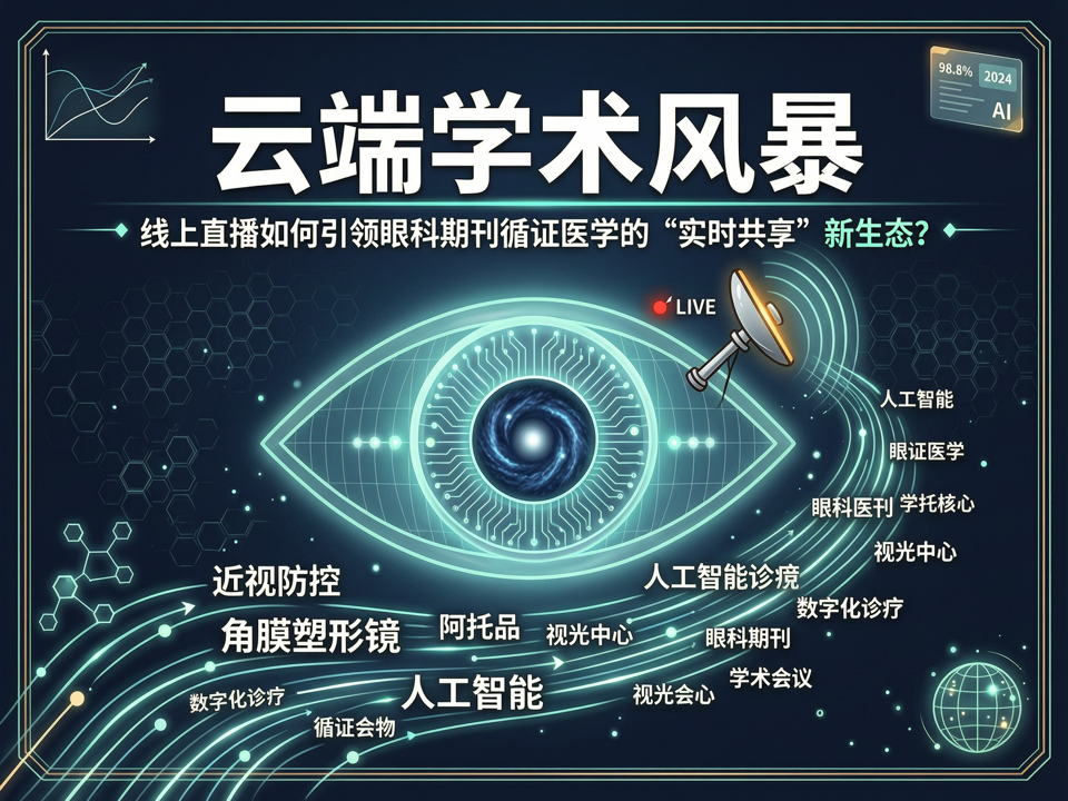 云端学术风暴:线上直播如何引领眼科期刊循证医学的“实时共享”新生态?
