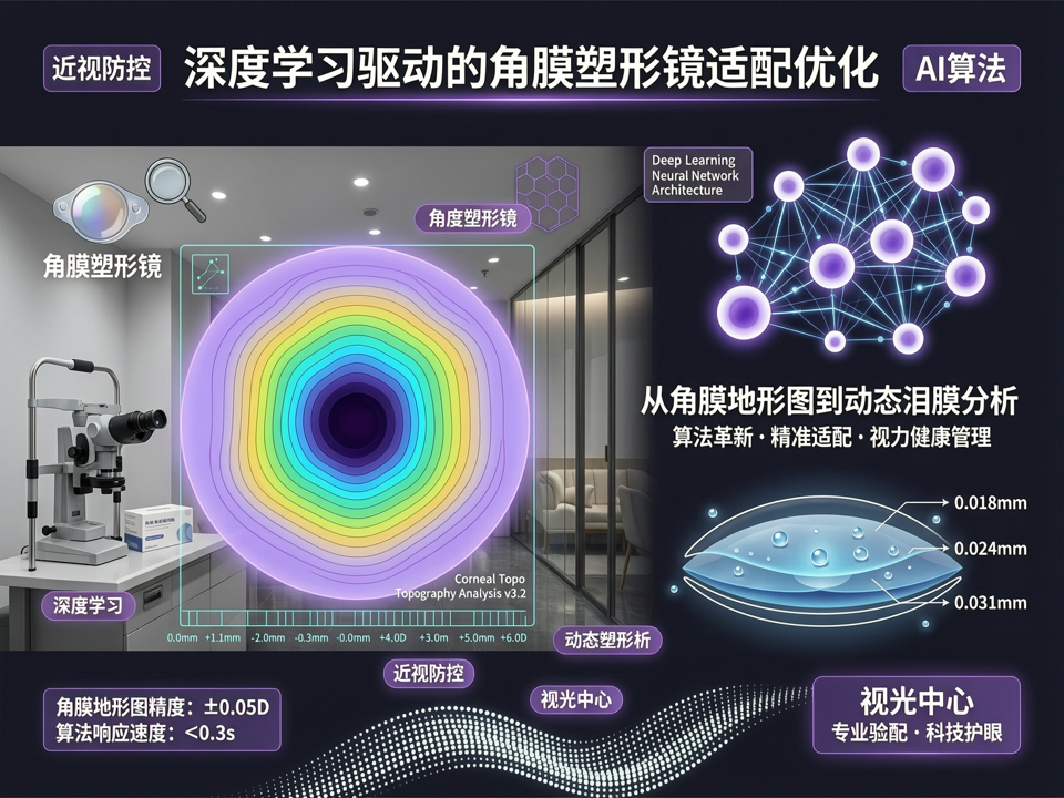 深度学习驱动的角膜塑形镜适配优化:从角膜地形图到动态泪膜分析的算法革新