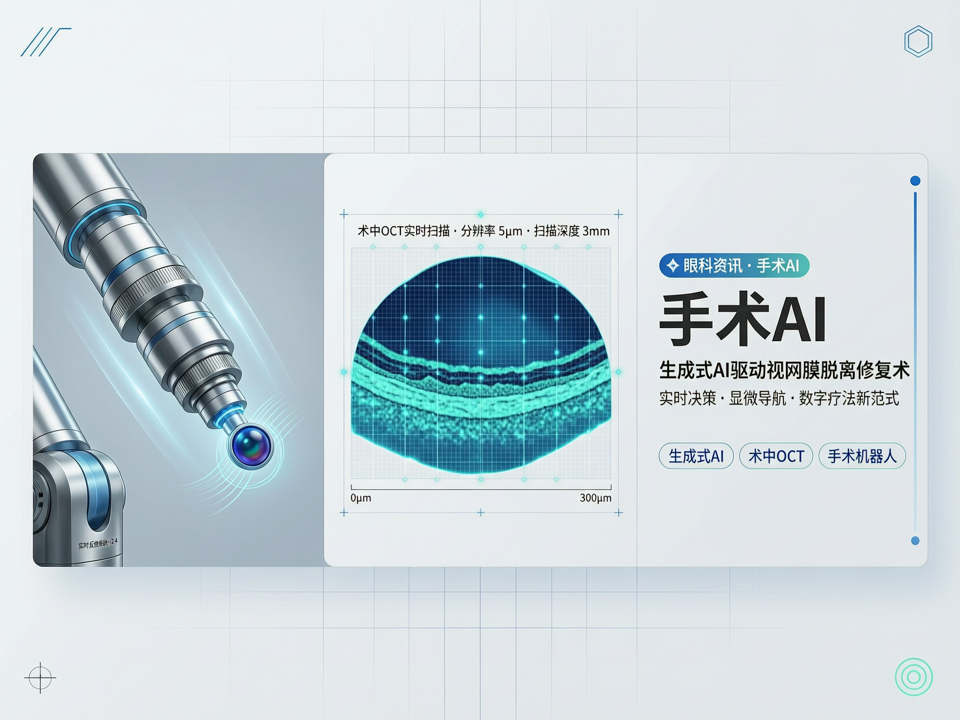 手术AI:生成式AI驱动视网膜脱离修复术的实时决策与显微导航新范式