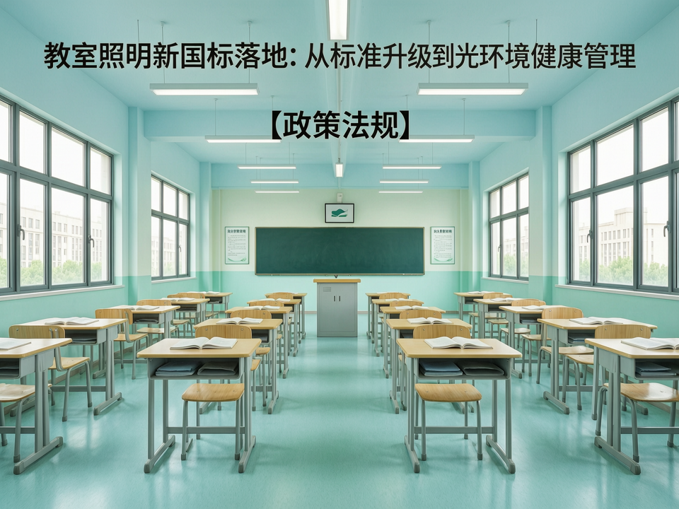教室照明新国标落地:从标准升级到光环境健康管理的政策闭环
