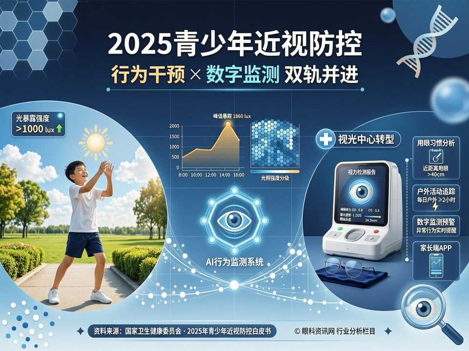 户外活动与AI赋能:2025青少年近视防控的“行为干预”与“数字监测”双轨并进