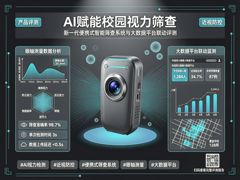 AI赋能校园视力筛查:新一代便携式智能筛查系统与大数据平台联动评测