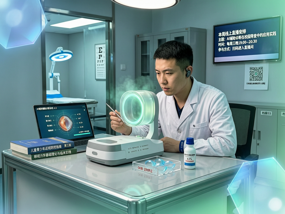 线上直播打通眼视光“医教研”闭环:从校园筛查到AI辅助诊断的实践路径
