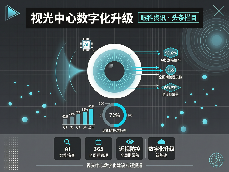 视光中心数字化升级:从智能筛查到全周期管理的近视防控新基建