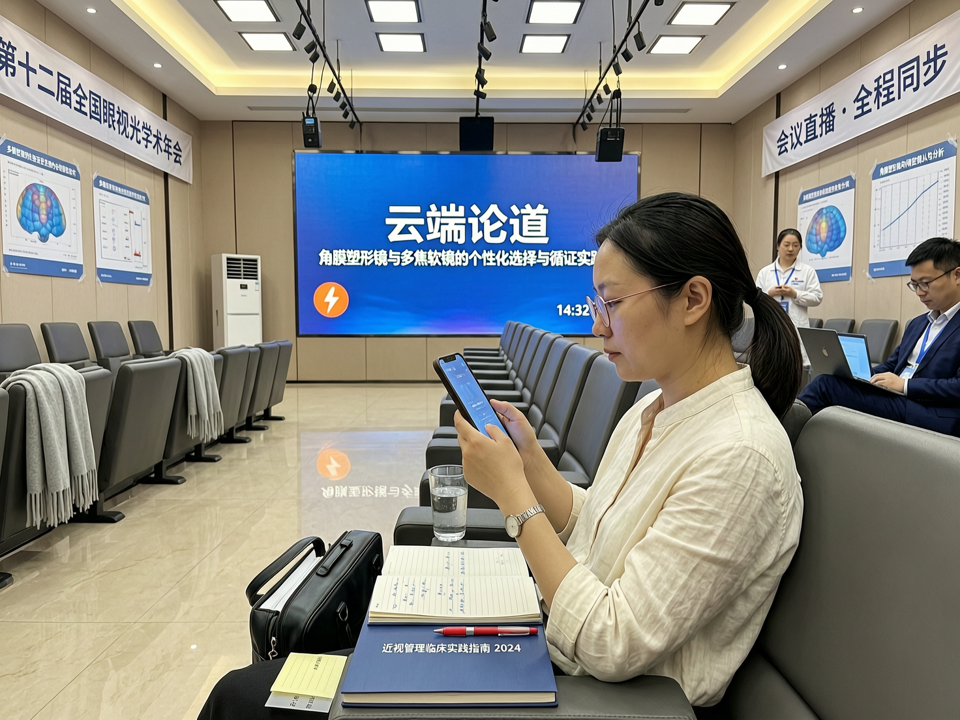 云端论道:会议直播透视角膜塑形镜与多焦软镜的个性化选择与循证实践
